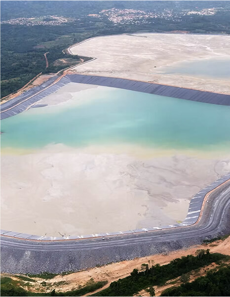 Photo of a man-made lake