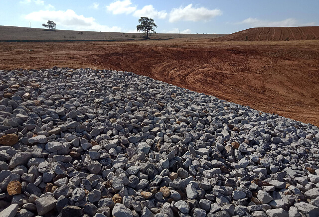 Photo of different types of soil and rock